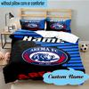 3PCS Custom Name AREMA Football Crest Design Bedding Set, Including 1pc Duvet Cover And 2pcs Pillowcases, Suitable for dorms and bedrooms Gift