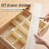 Adjustable Wardrobe Drawer Dividers - Underwear Organizer & Partition Layering System