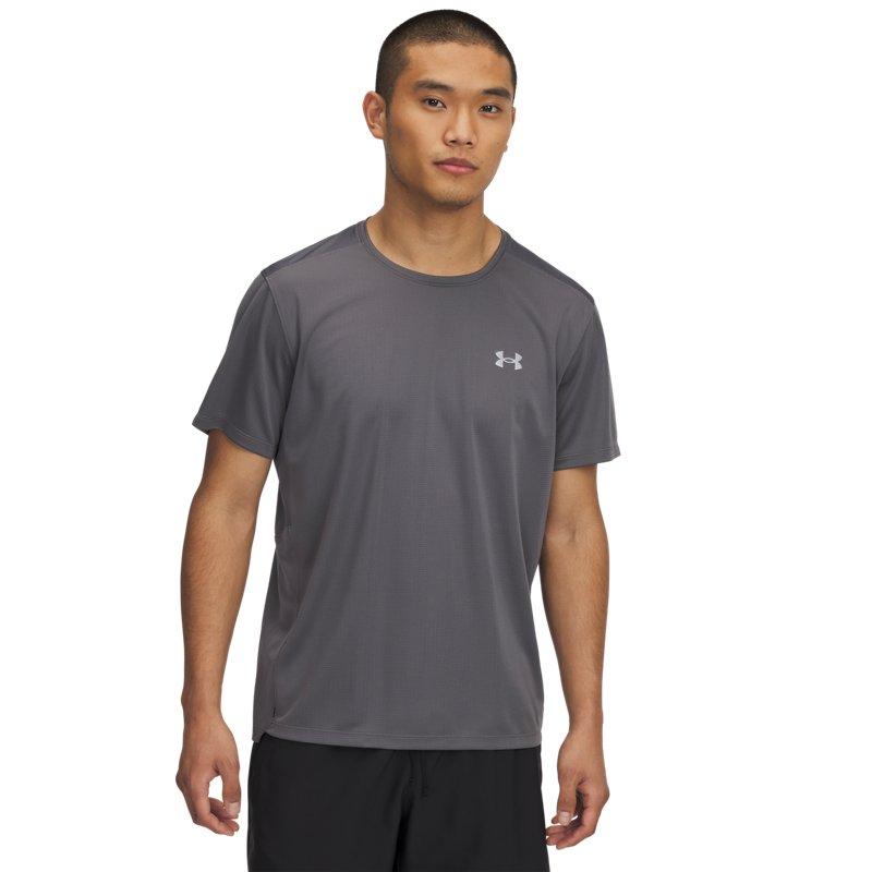 Under Armour Speed Stride 2.0 Short Sleeved T Shirts Men's Castle Rock Gray 1369743-025