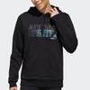 adidas Мужская черная худи с градиентным логотипом и графическим принтом EI4459