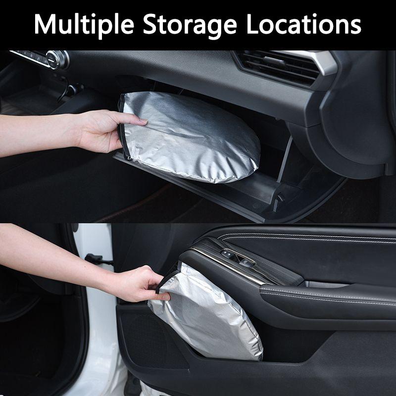 Складной солнцезащитный чехол на лобовое стекло автомобиля, защита от солнца для окон Porsche Panamera Cayenne Taycan 911 718 Macan Carrera