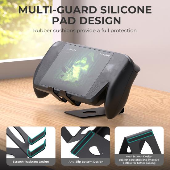 Game Console Stand Switch 2 for for ROG Ally/X for Steam Deck Portable Metal