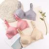 Full Cup Bra Without Steel Ring, Comfortable and Breathable Thin Cotton Underwear Gathering Loose Size Bras for Middle-aged and Elderly Pregnant Women