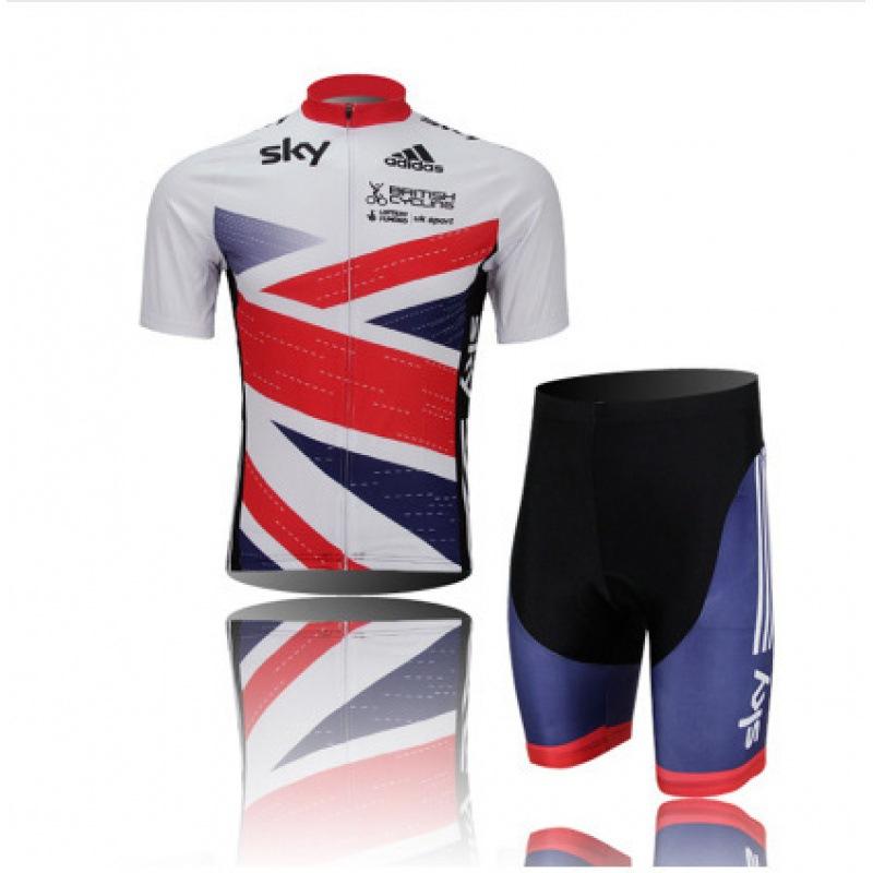 Summer Outdoor Cycling Suit Tour de France Cycling Suit Short Sleeve Suit Men's Road Bike Mountain Bike Cycling Shirt Breathable