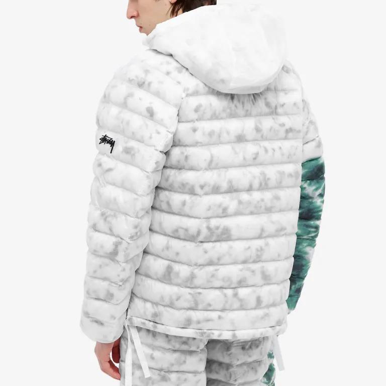 Nike Утепленный пуловер X Stussy, белая/зеленая мужская верхняя одежда DC1084-101