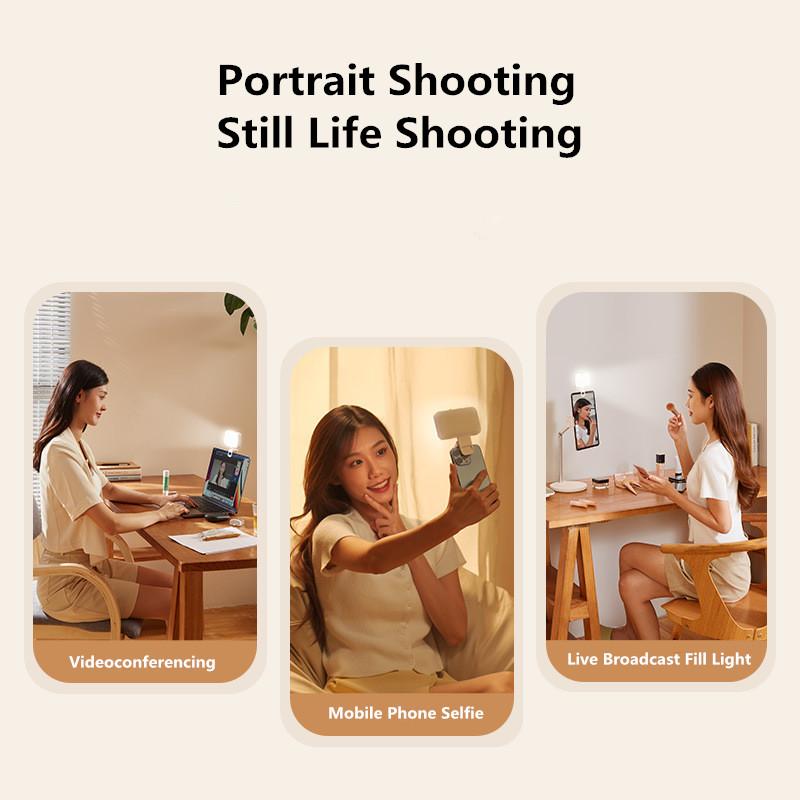Светильник для селфи, светодиодный светильник на клипсе для телефона, ноутбука, планшета, компьютера, телефона, светильник для селфи, видеоконференции, зума, фотосъемки, макияжа