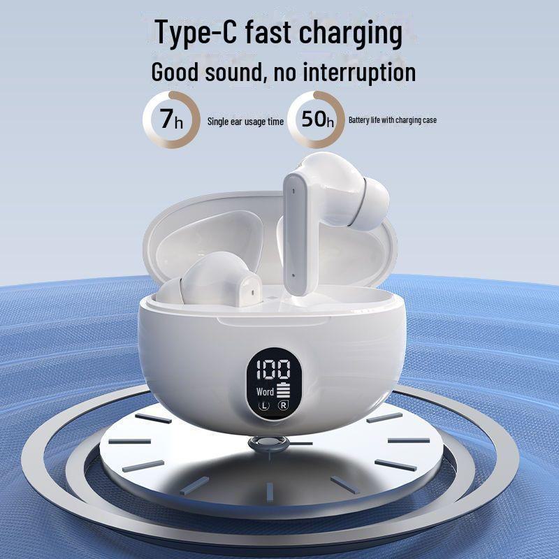 Беспроводная Bluetooth-гарнитура 895B S510 — светодиодный дисплей, высокое качество звука, шумоподавление, длительное время работы от аккумулятора, подходит для занятий спортом.