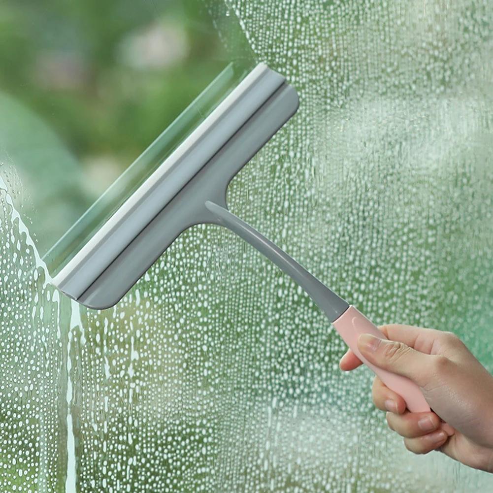1Pc Multi-Purpose Silicone Scraping Washing Household Window Bathroom Kitchen Glass Cleaning Tool Floor Surface Small Wiper