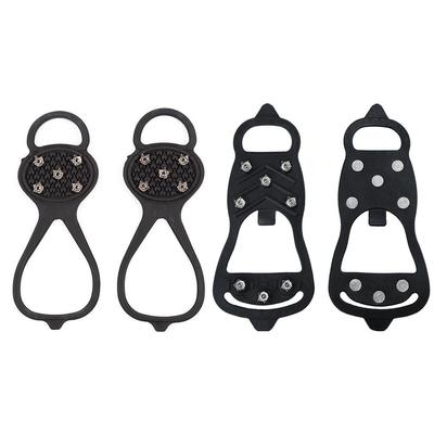 5/8 Зубьев Снег Лед Когти для Лазания Противоскользящие Шипы Захваты Кошки Шипы 5/8 Шипов Обувь для Ходьбы Ледоступы для Женщин Мужчин