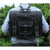 Handmade Real Vintage Leather Laptop Messenger Backpack Bag Satchel Briefcase.