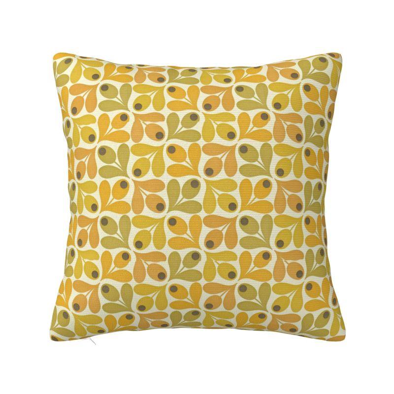 Наволочка для декоративной подушки Orla Kiely Scandinavian Flowers Чехол для подушки Домашний Квадратная Полиэстеровая Наволочка Двусторонний Принт