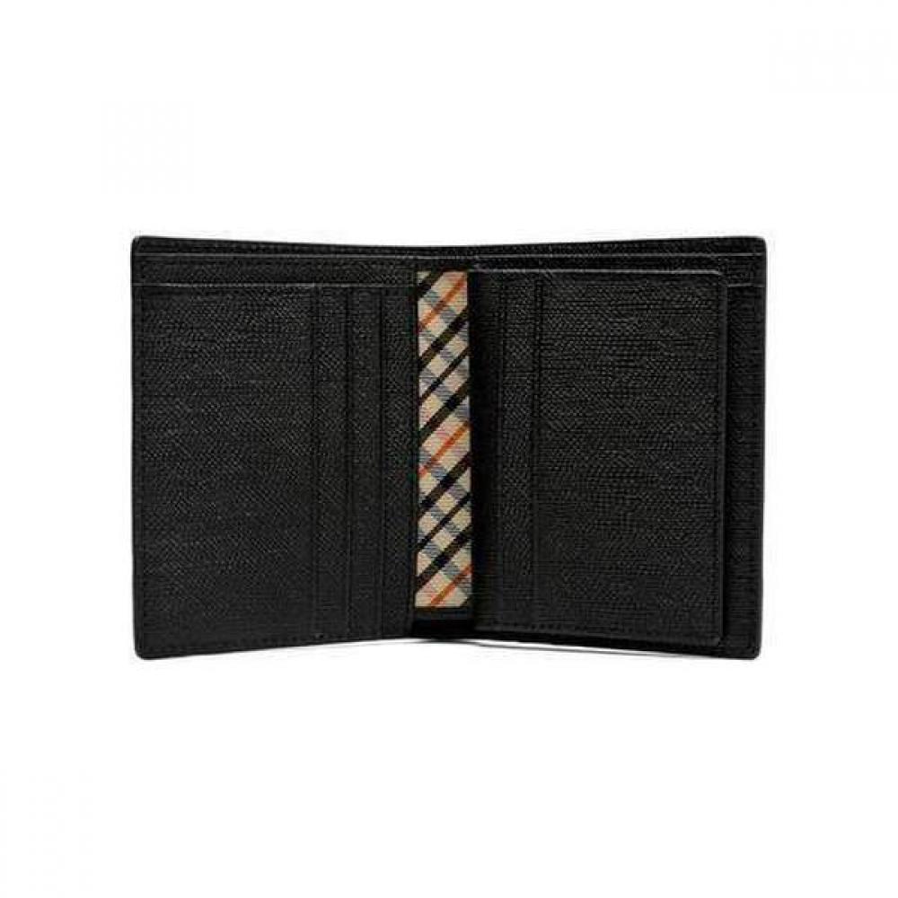 Daks Black Line Check Logo Wallet Dbwa2f622