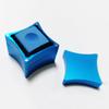 Magnetic Pool Cue Chalk Holder 3 Sections Aluminum Alloy Portable Square Snooker Chalk