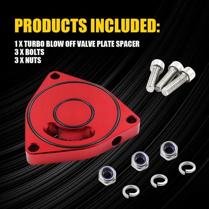Turbo Blow Off Valve Plate BOV Spacer Billet Replacement for Honda Civic 2015-2021 BOV Billet