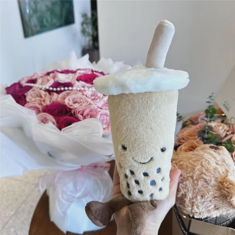 Мягкая кукла Pearl Milk Tea - Милая желейная кошка, идеальный подарок на праздник
