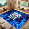 West Bromwich Albion Football Print Crystal Velvet Rug, Comfortable Water Absorbent Non Slip Indoor Floor Carpet