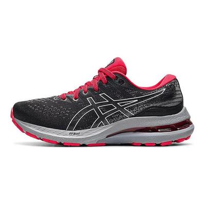 Gel Kayano 28 GS Черный Электрический Красный Детские Кроссовки Белый 1014A210-002