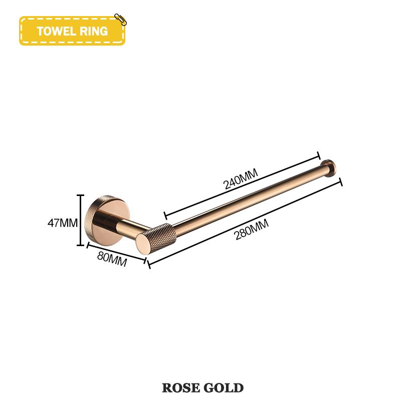 Настенная вешалка для полотенец из нержавеющей стали цвета розового золота, держатель для туалетной бумаги, вешалка для полотенец, крючок для халата, подстаканник, аксессуары для ванной комнаты