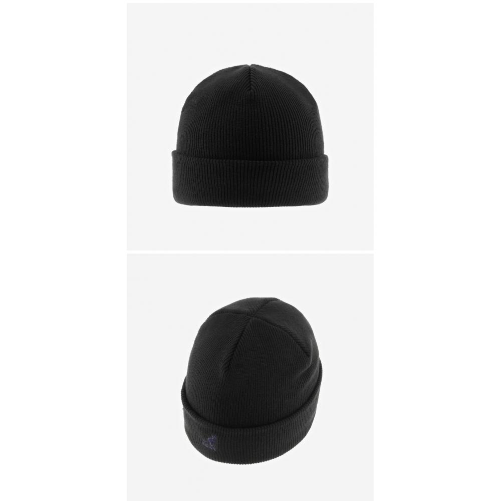 Kangol 2978bc Черный Черный Отворот Натяжная Акриловая Шапка-Бини