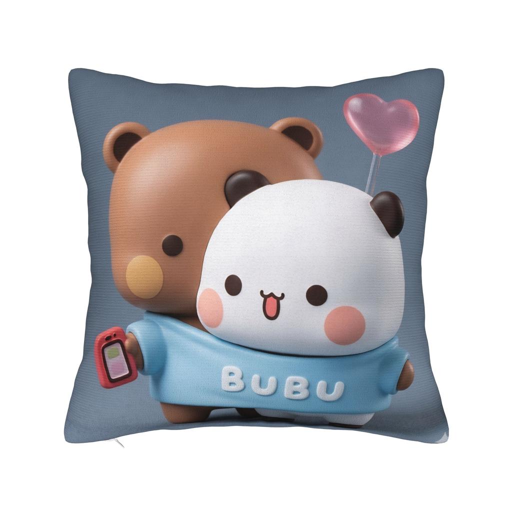 Pillow Cover 3D Print Kawaii Bubu & Dudu Retro Trendy Pillow Case For Living Room Chair Pillowcases