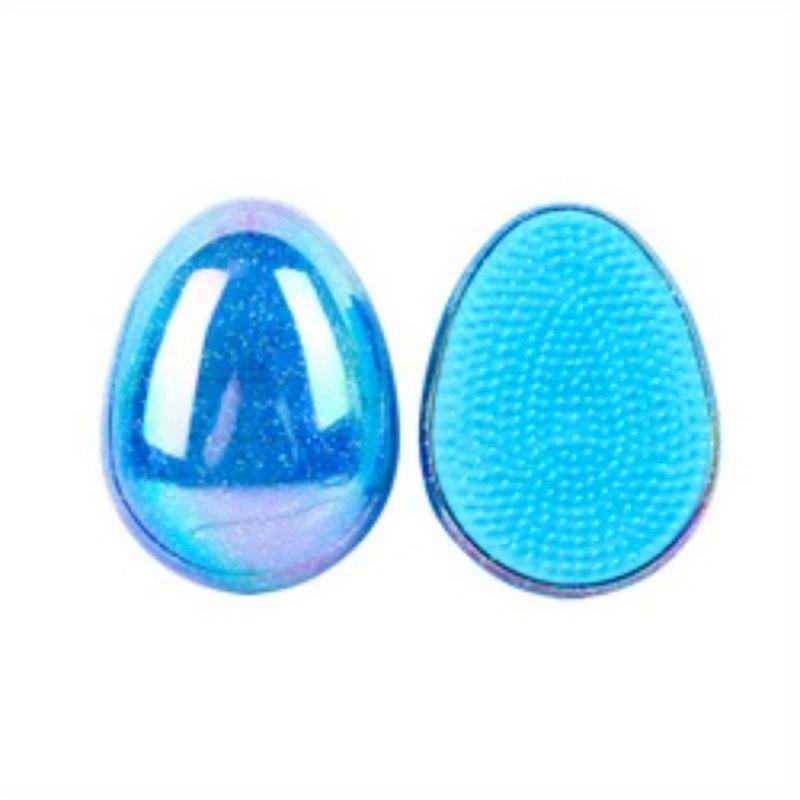 Мини-щетка для распутывания волос, круглая форма, яйцевидная массажная расческа для кожи головы, расческа для спутанных волос, салонная парикмахерская, расческа для укладки волос, дорожная расческа