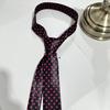 Элегантный шелковистый узкий галстук для мужчин и женщин с принтом сердечек, современный мужской галстук, универсальный мужской галстук, свадьба, мальчишник