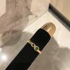Кольцо Zir*****Pen с неровной текстурой, зеленое, женское, с высоким чувством личности, модное, в стиле холодного ветра, кольцо класса люкс