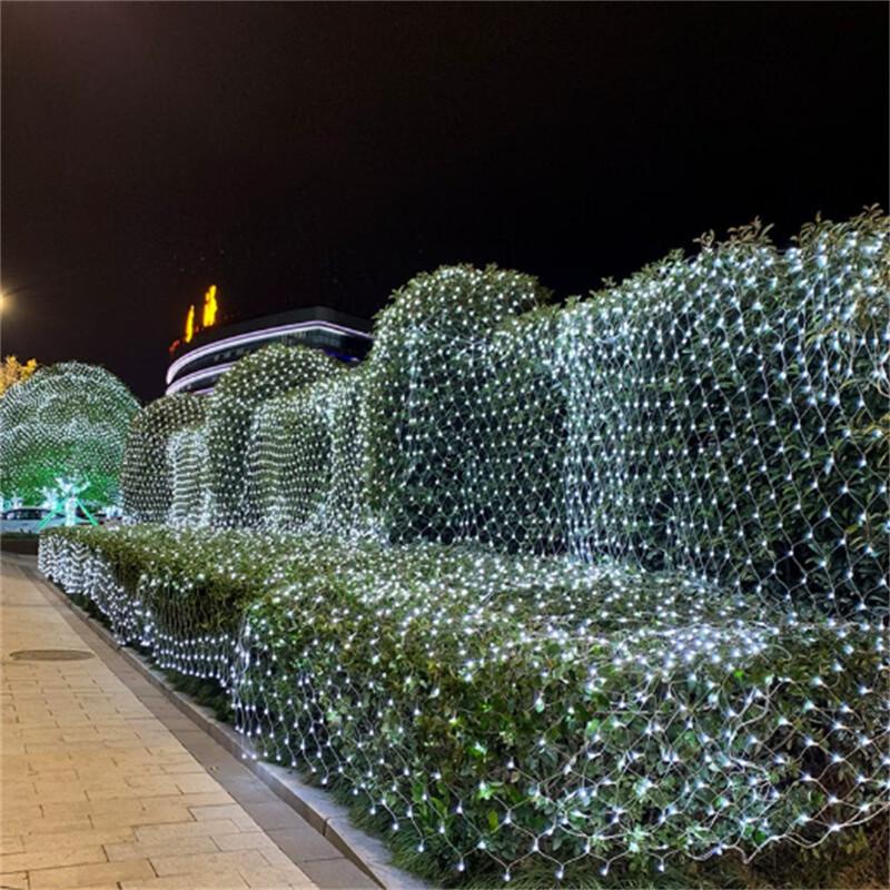 Yulinjun Outdoor Waterproof LED Net String Lights