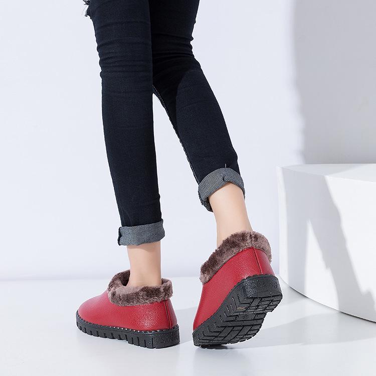 Горячая распродажа женские зимние сапоги из натурального меха лисы модные сапоги для женщин высококачественные зимние ботильоны из натуральной коровьей кожи dfv3