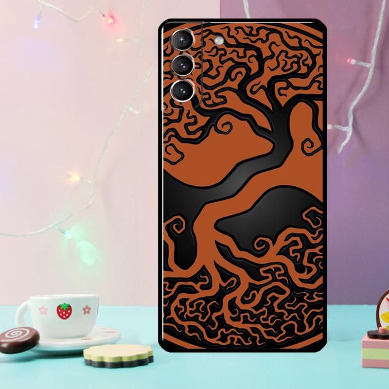 Чехол для телефона «Древо Жизни Инь-Ян» для Samsung Galaxy S25 Ultra S20 S21 S22 S23 Plus S9 S10 S25 FE S24 Ultra