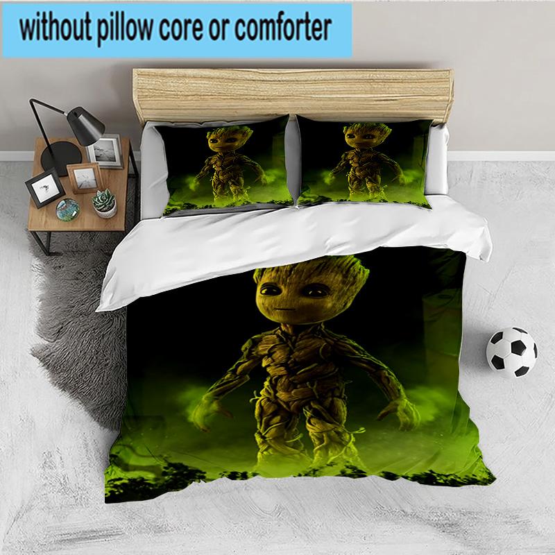 Tree Spirit's Electric Glow 3PCS Bedding set,Ideal for 1pc Duvet Cover And 2pcs Pillowcases Perfect for Fan gift,Ideal for Bedroom, Dormitory