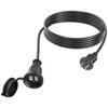 3m Rainproof and Waterproof Outdoor Extension Cord, Available In 30cm, 2m, 3m, 5m, and 10m Lengths, PSE Certified (3m)