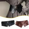 PU Leather Buckle Corset Waist Belt Decorative Waist Bands Fashion Waist Cover For Women Lady Girl