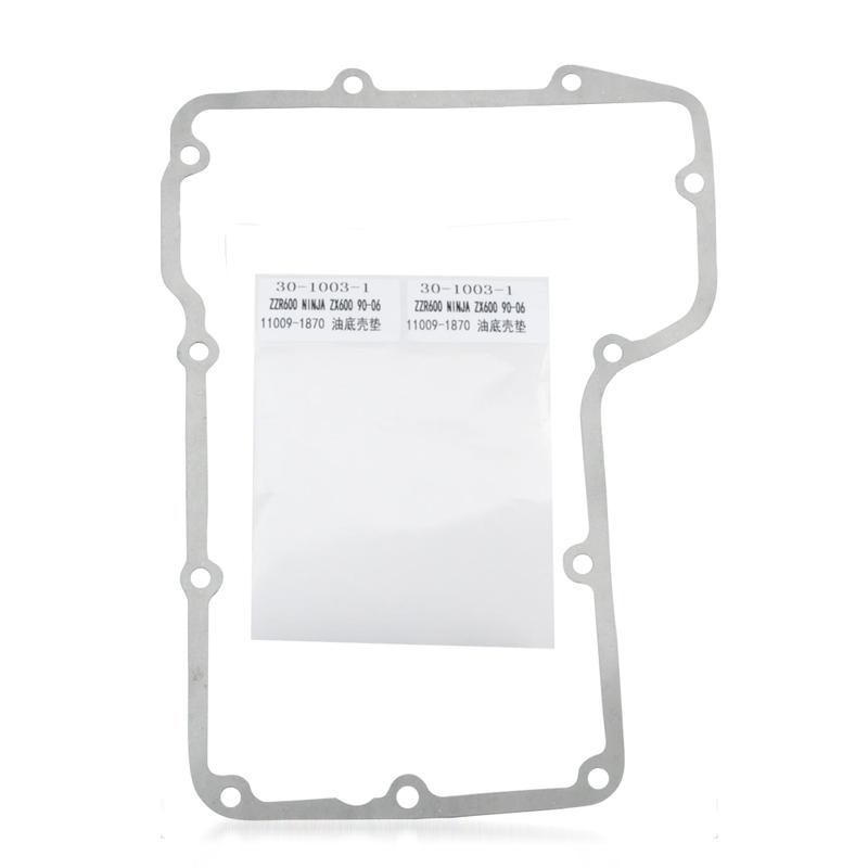 Motorcycle Oil Sump Pan Crankcase Cover Gasket For Kawasaki ZZR600 1990-2006 ZX600 Ninja ZX-6 ZX6 1990-2002