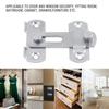 Hasp Latch Lock Sliding Door Window Cabinet Fitting Room Stainless Door Lock Safety Buckle
