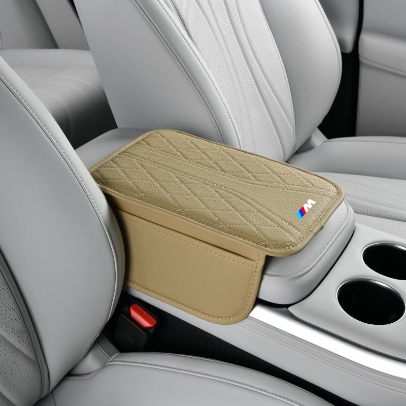 Car Armrest Box Protection Cushion For BMW M Performance M6 X3 E46 E90 E39 F10 F20 F30 G20 E60 E36 E34 Car Interior Accessories JK4