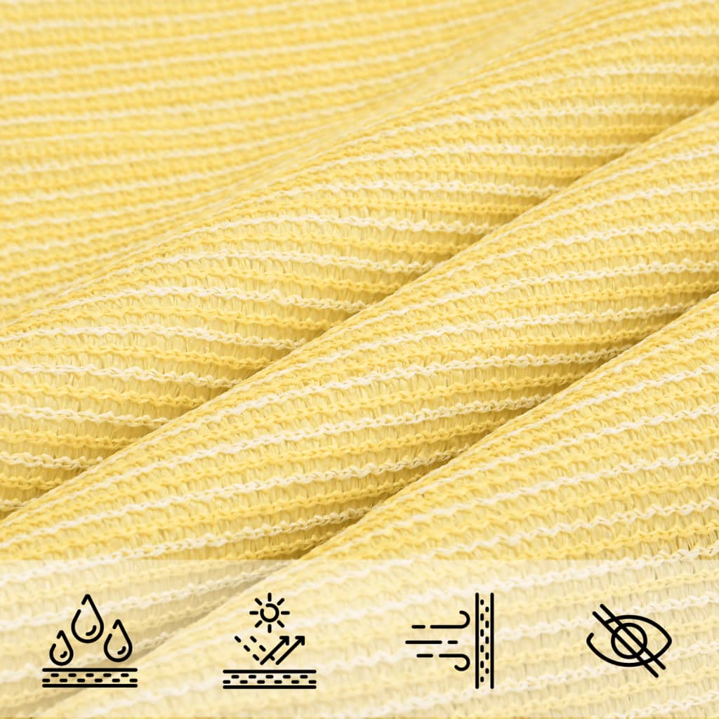 vidaXL Sonnensegel 160 g/m² Beige 2x4,5 m HDPE