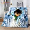 Detective Conan Cartoon Anime Soft Plush Blanket,Flannel Blanket Throw Blanket for Living Room Bedroom Bed Sofa Picnic Cover 3D