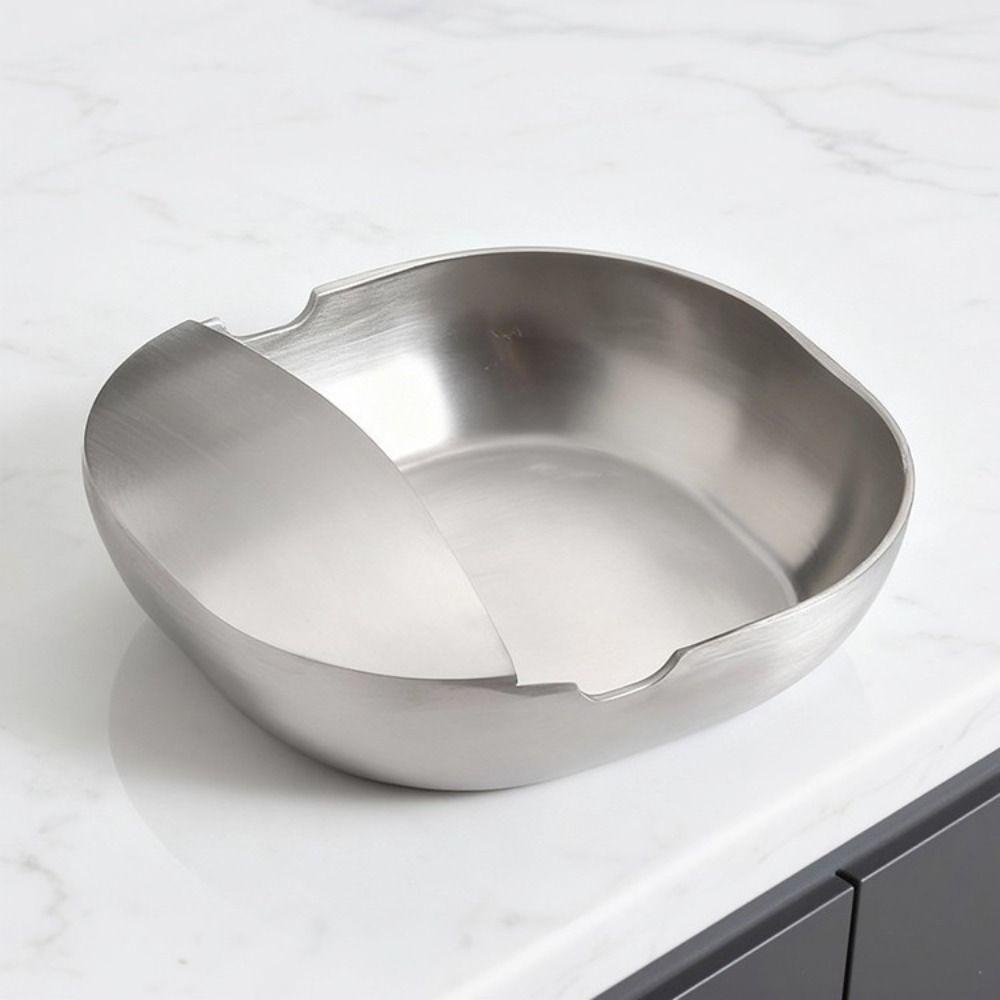 Stainless Steel Spoon Rack Thickened Spatula Holder Fruits Plates Snack Bowl  Dinning Table