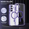For Samsung Galaxy A55 5G Case Compatible with MagSafe TPU+PC Clear Phone Cover