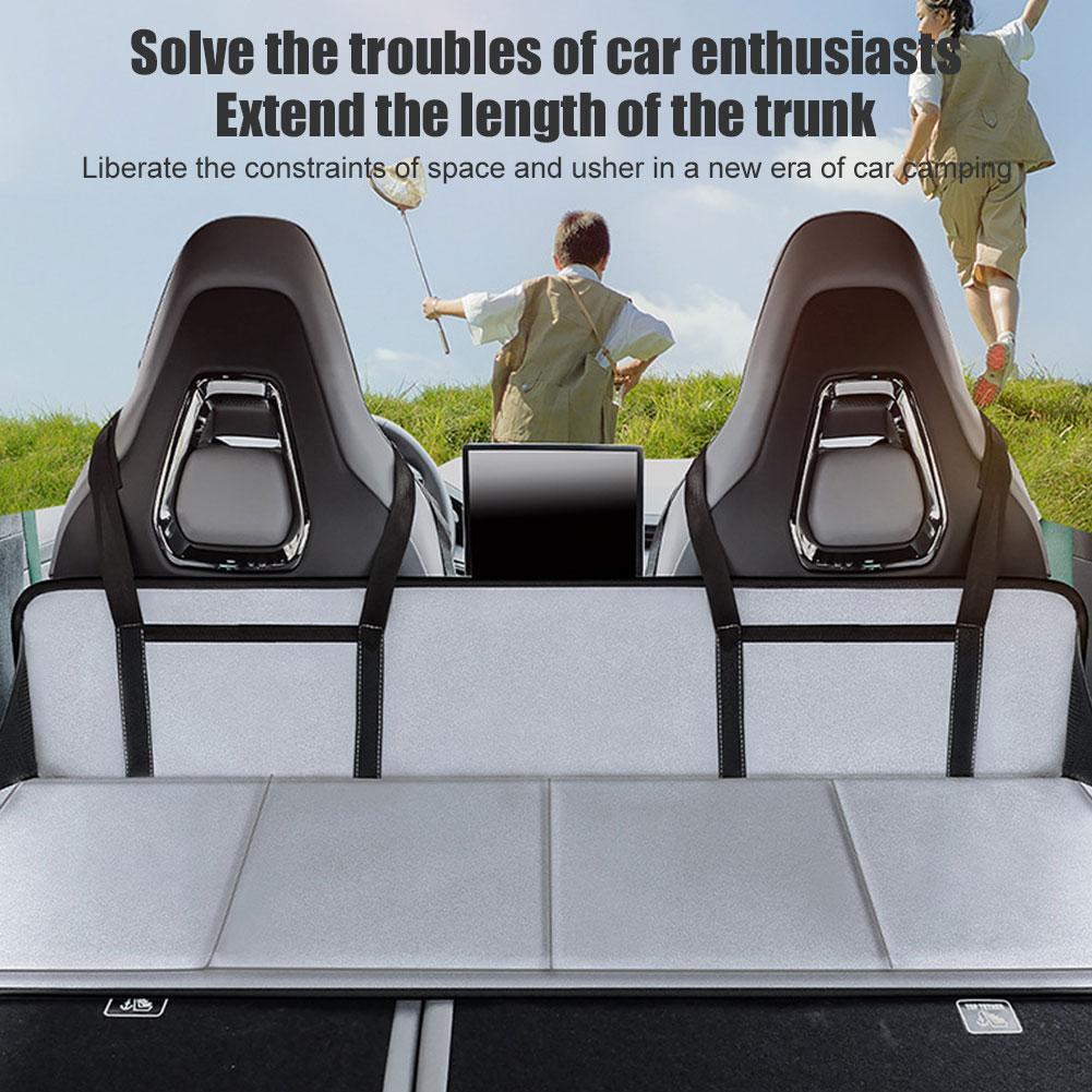 Коврик для сна на заднее сиденье автомобиля, складная удлинительная доска, специальный подголовник для кемпингового коврика 16,5 X 50,4 дюйма, дорожные принадлежности