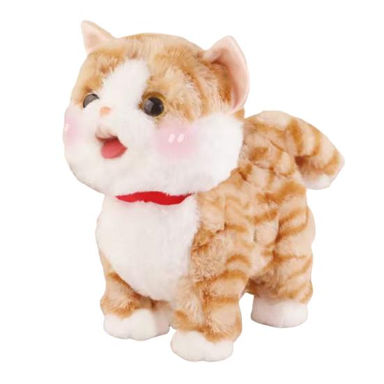 1 Set Kids Electronic Plush Dog Toy with Pet Care Accessories Walking Interactive Puppy Rabbit Cat Plushie Toy Toddlers Boys Girls Educational Toy