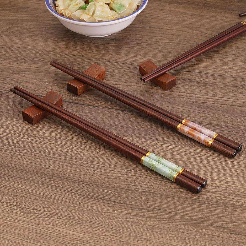 Colorfast Natural Bamboo Chopsticks - Family Pack, Food Grade, Anti-Mildew & Anti-Slip, One Per Person