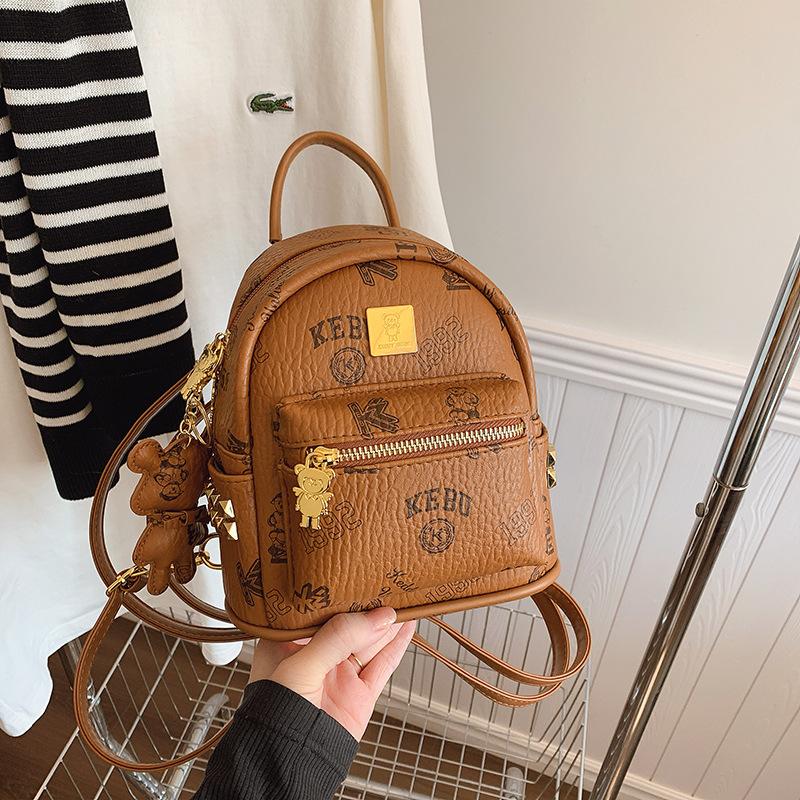 Мини рюкзак женский новый модный нишевый дизайн с принтом для выхода в свет, поездок на работу, путешествий, маленький рюкзак