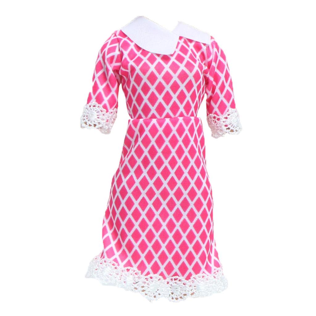 Clothes for 30cm Doll Daily Casual Outfits Pants T-shirt Skirts Mini Dress Fat Curvy Size 11.5 Inch Doll Accessories