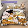 3pcs Garfield's Print Cover Set Ultra Soft, Breathable, and Comfortable Bedding with Stylish Design for Bedroom and Guest Room Decor 1 Cover and