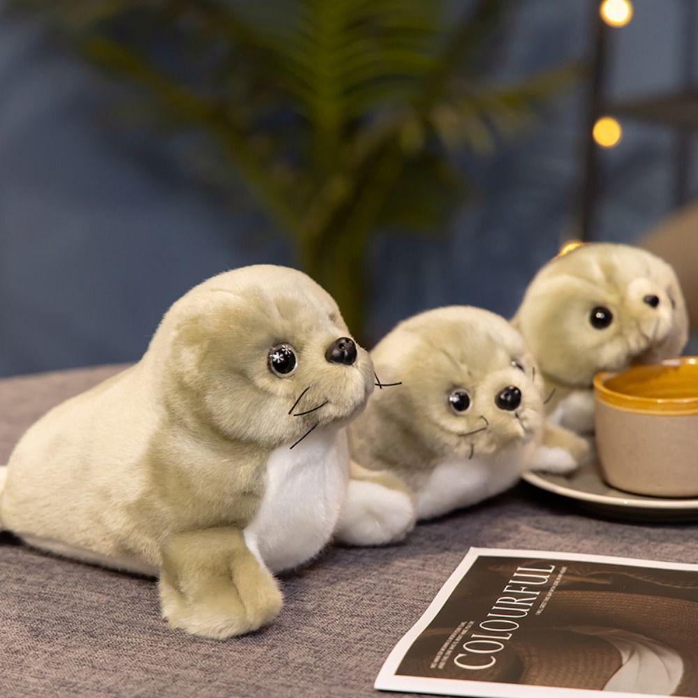 Stuffed Animals Seals Plush Toy Big Eyes Stuffed Seals Boys Girls Sea Lion Plush Birthday Gift