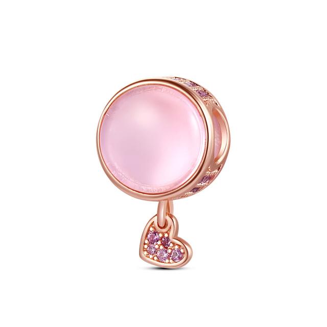 Новинка 2022 года, стерлингового серебра 925 пробы, розовая серия, кулон в виде бабочки, светлячка, изящные бусины своими руками, подходят для оригинального модного браслета, ювелирные изделия