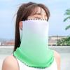 Sunscreen Veil Anti-UV Ice Silk Summer Sunscreen Mask Driving Face Mask Women Neckline Mask