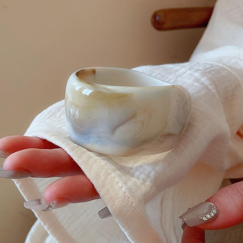 8 цветов богемные неровные толстые акриловые браслеты из смолы для женщин геометрические манжеты широкие браслеты мужские украшения лето